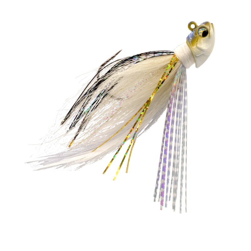 Flock Hair Jig – Gizzard Shad 5/16oz.