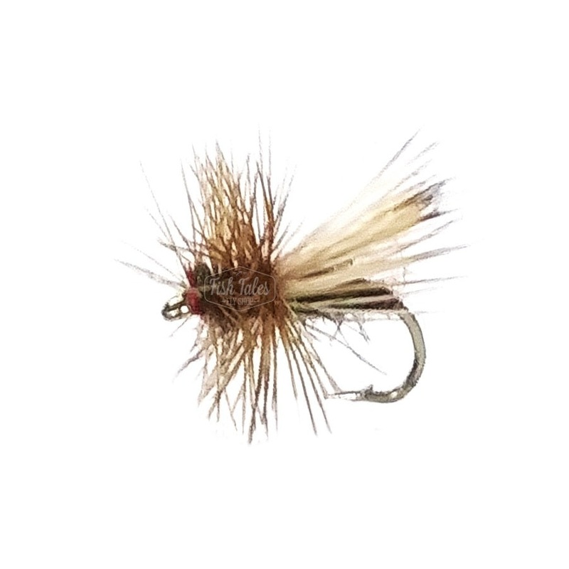 YFG Flies Elk Hair Caddis Dry Fly Black Emerald 14