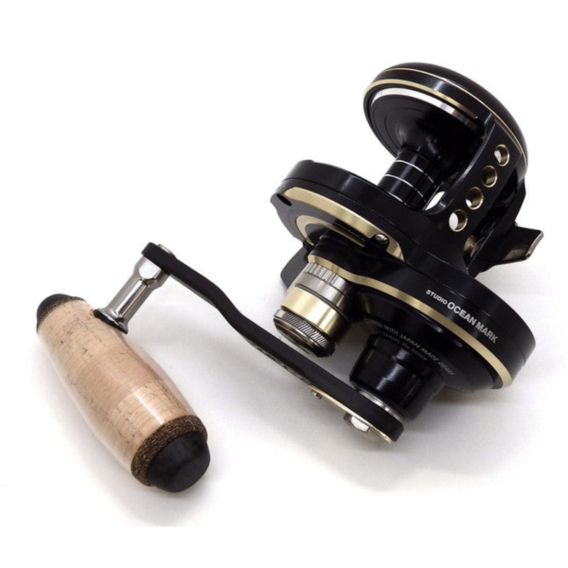 Studio Ocean Mark OGM Blue Heaven L100Hi S2T Black Gold (24) Fishing Reel Right Handed