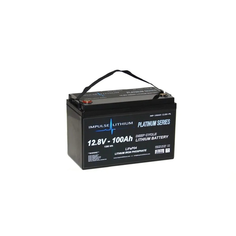 12V 100AH Platinum Series Bluetooth LiFePO4 Battery Lithium Ion