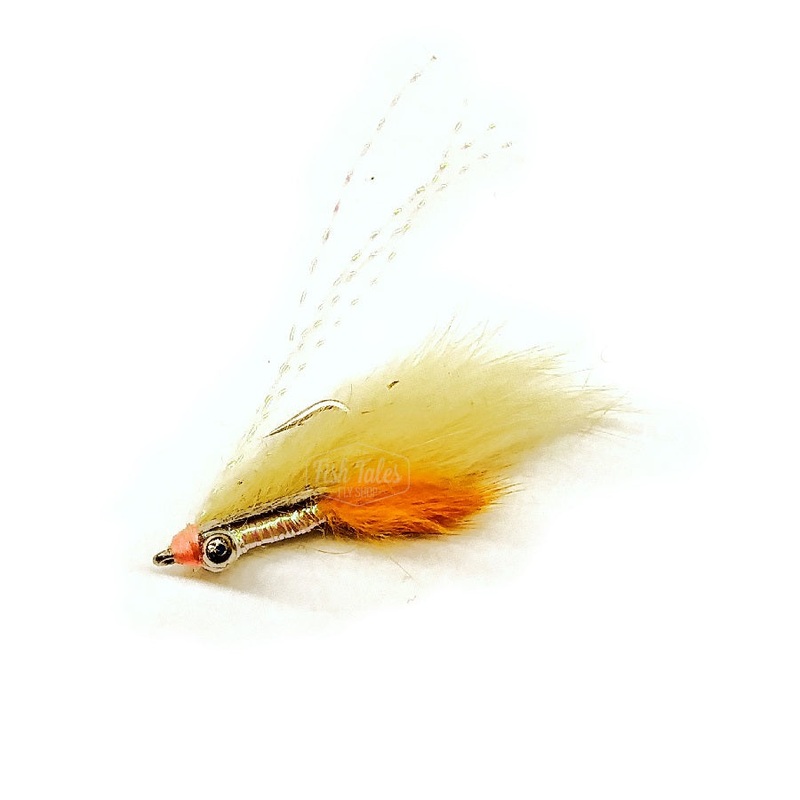 Catch Flies Hamiltons Butt Bunny Bonefish Fly Tan/Orange 6