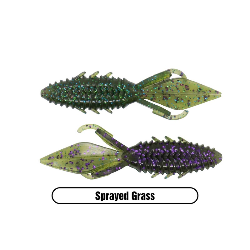X Zone Adrenaline Bug Jr Sprayed Grass 3.5″ – 8/pk