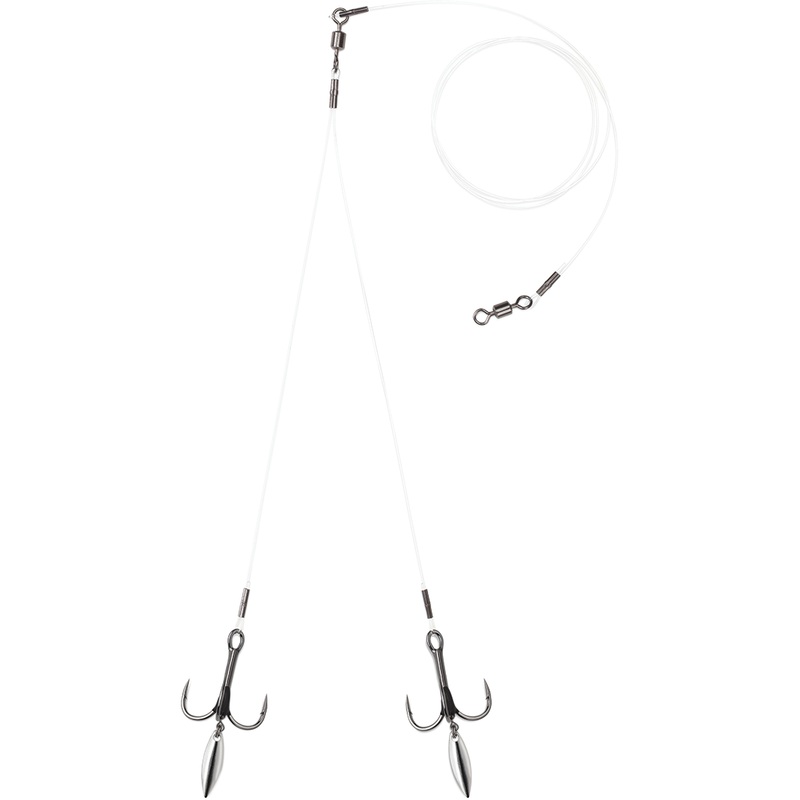 VMC Bladed Predator Rig – Fluorocarbon #6 Fluorocarbon Y Harness