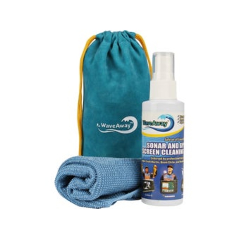 Wave Away Sonar & GPS Cleaner Screen Cleaning Kit