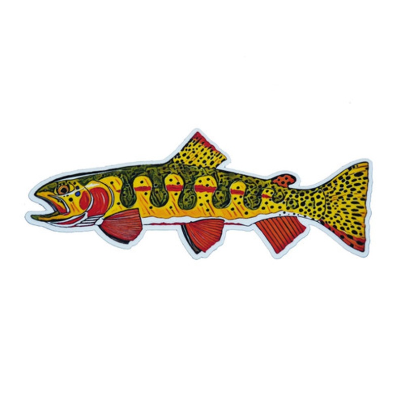 AvidMax Greenback Cutthroat Sticker 10 inch – AvidMax