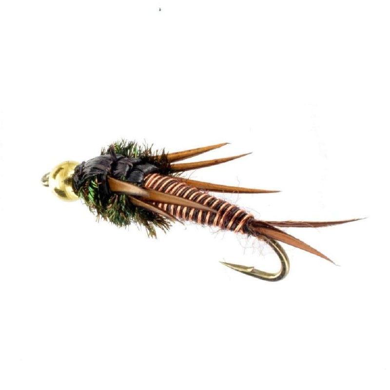 Catch Flies Wired Stonefly Nymph Brown 8