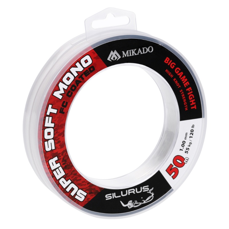 Mikado | Super Soft Mono | FC Coated Leader | 1.00mm | 50m | 55kg