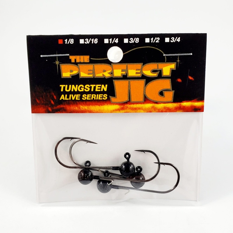 Perfect Jig Alive Tungsten Ball Head Jig 1-8
