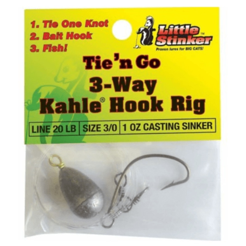 Tie ‘N Go Kalhle Hook Bait Rig 1oz Casting Sinker – 3/0 Hook