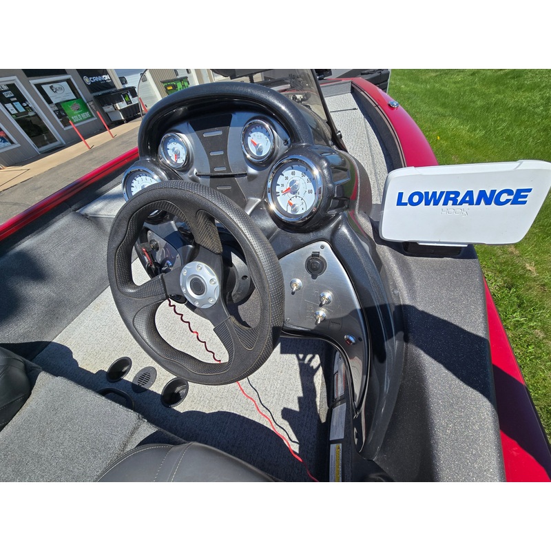 2022 Tracker Pro 175 fishing boat with a 75hp Mercury Outboard