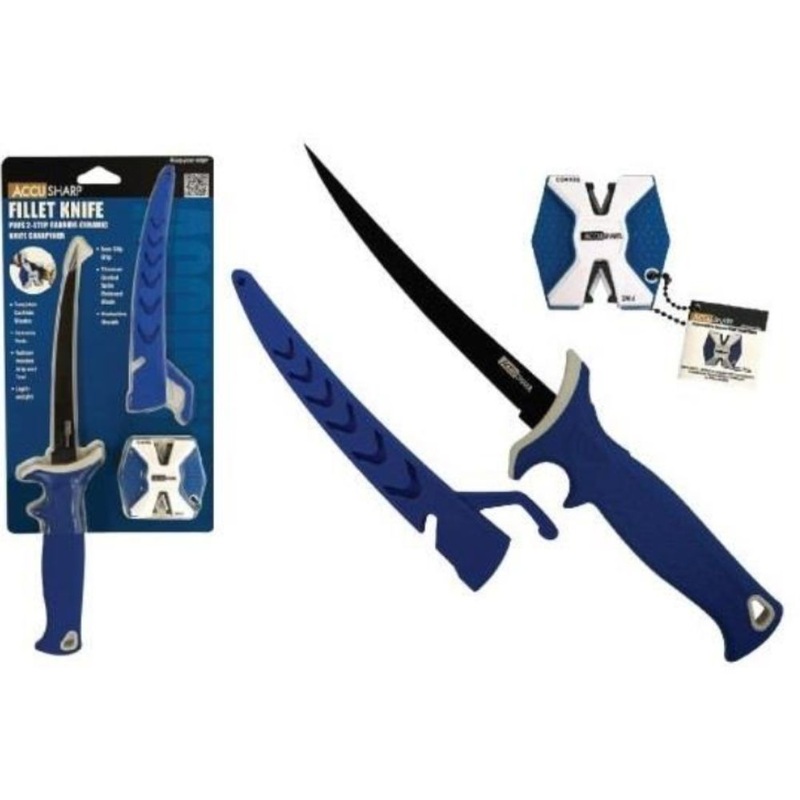 Accusharp | Fillet Knife 6.5″ + Sharpener