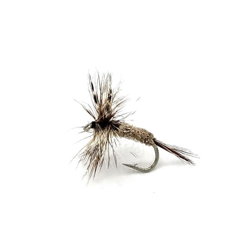 YFG Flies Irresistible Adams Dry Fly Natural 14