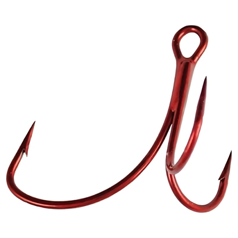 VMC Sure-Set 4X Treble Hook #2 Red