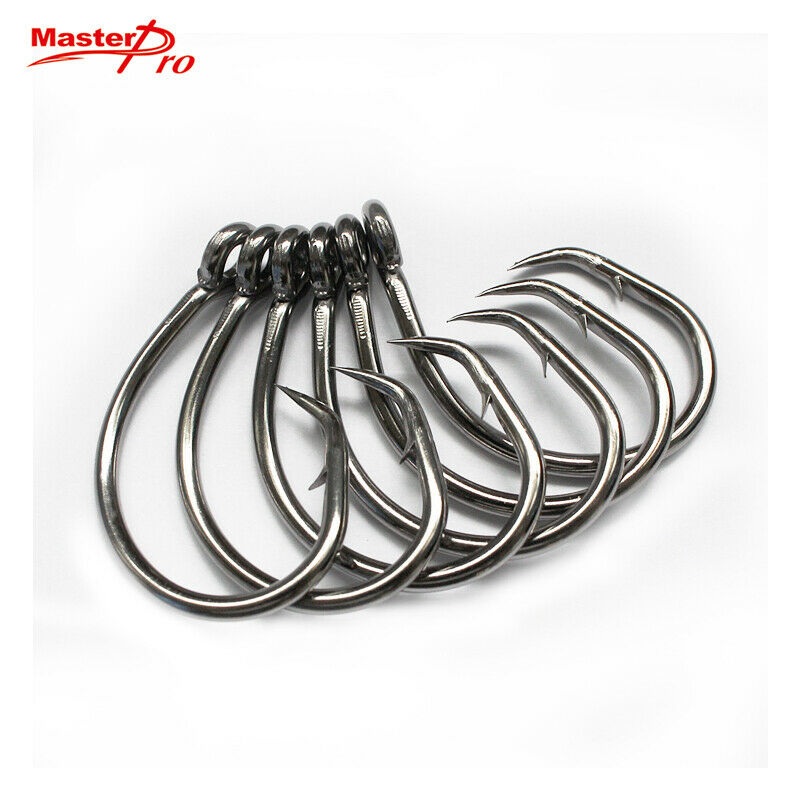 20 X Chemically Sharpened Tuna Circle Hooks Size 12/0 Fishing Tackle
