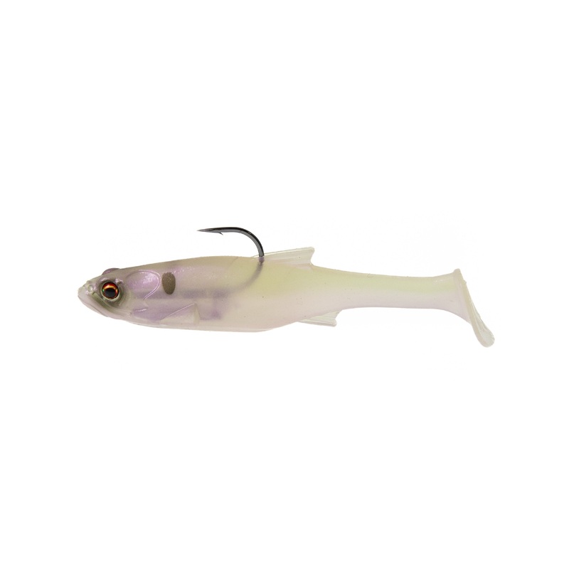 Bass Mafia 5″ Daingerous Swim Bait Loaded (1 pk) Shallow Runner Violet Albino