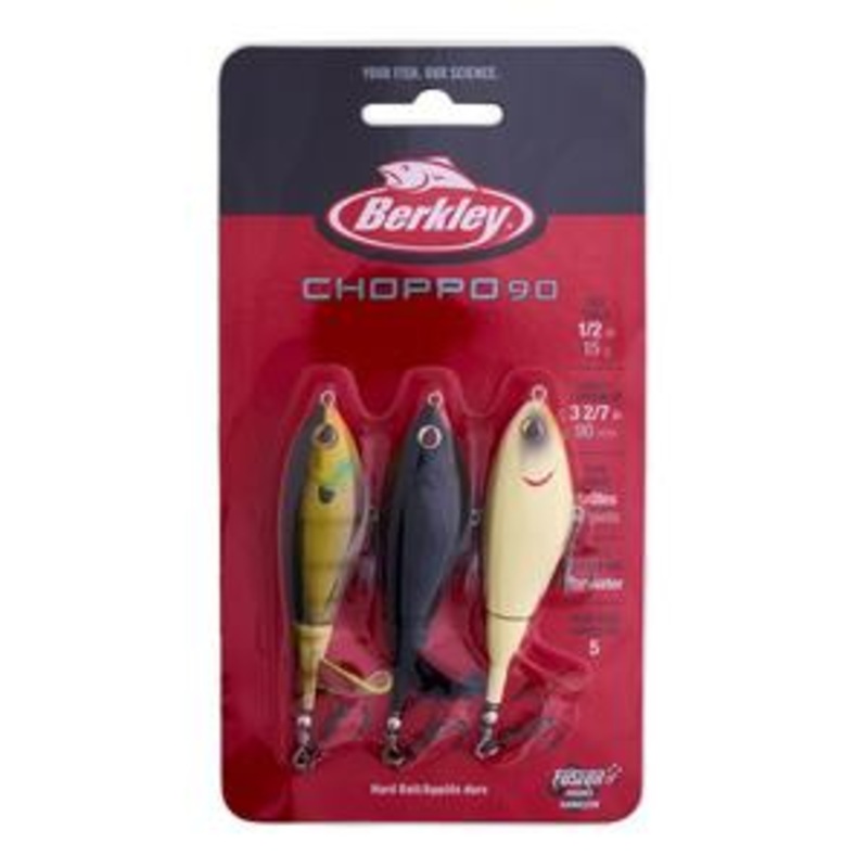 Berkley Choppo 3 Pack Kit Assorted 90 (1/2 oz)