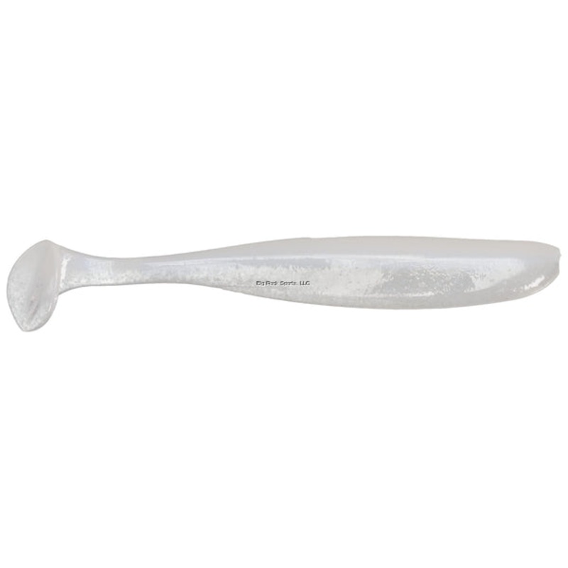 Keitech ES4458 Easy Shiner, French Pearl, 4″, Shad Shaped Paddletail Swimbait, 7Pk, Blister Pack