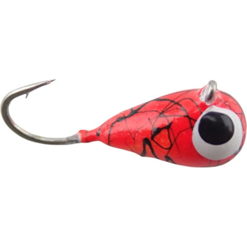 Widow Maker Dropper Tungsten Jig 5.5mm #10 (2pk) Crackerized Orange Glow