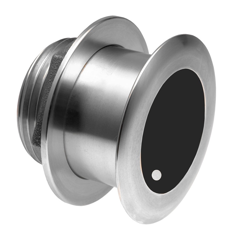 Navico XSONIC SS175M Stainless Steel Thru-Hull Tilted Medium CHIRP Transducer – 12 Element – 9-Pin