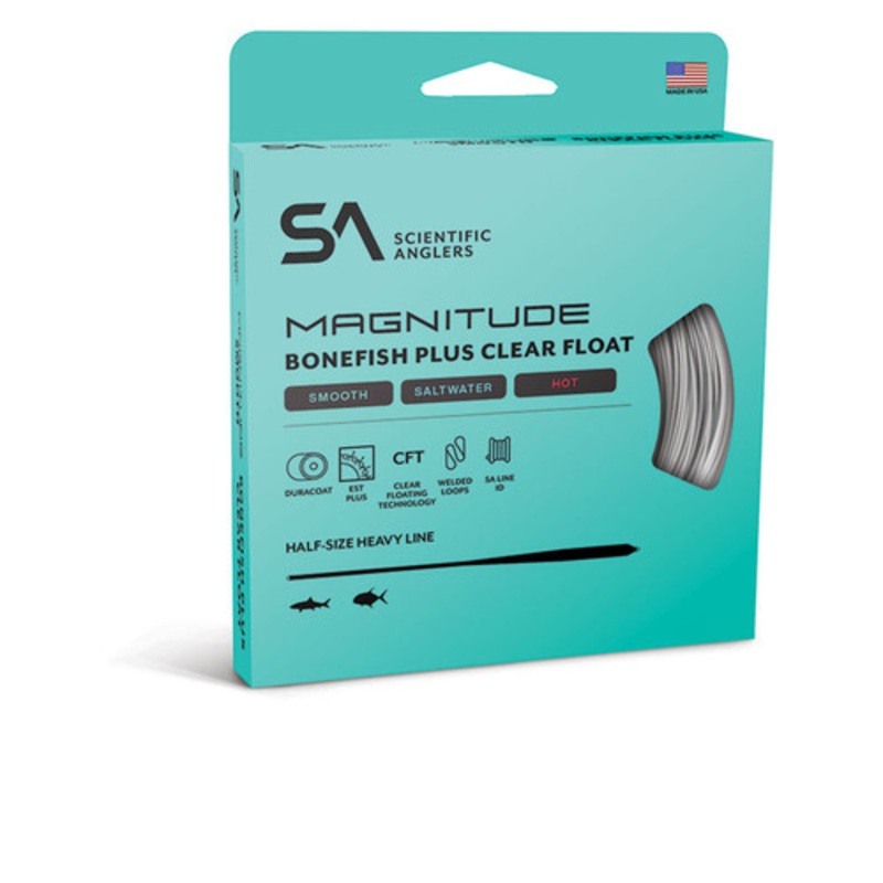 SA Magnitude Smooth Bonefish Plus 10 Clear Float Tip – AvidMax