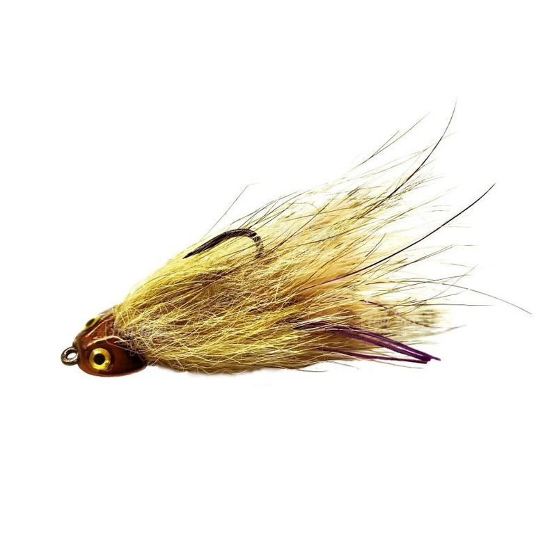 Solitude Flies Flat Belly Bronzer Freshwater Streamer Natural 2