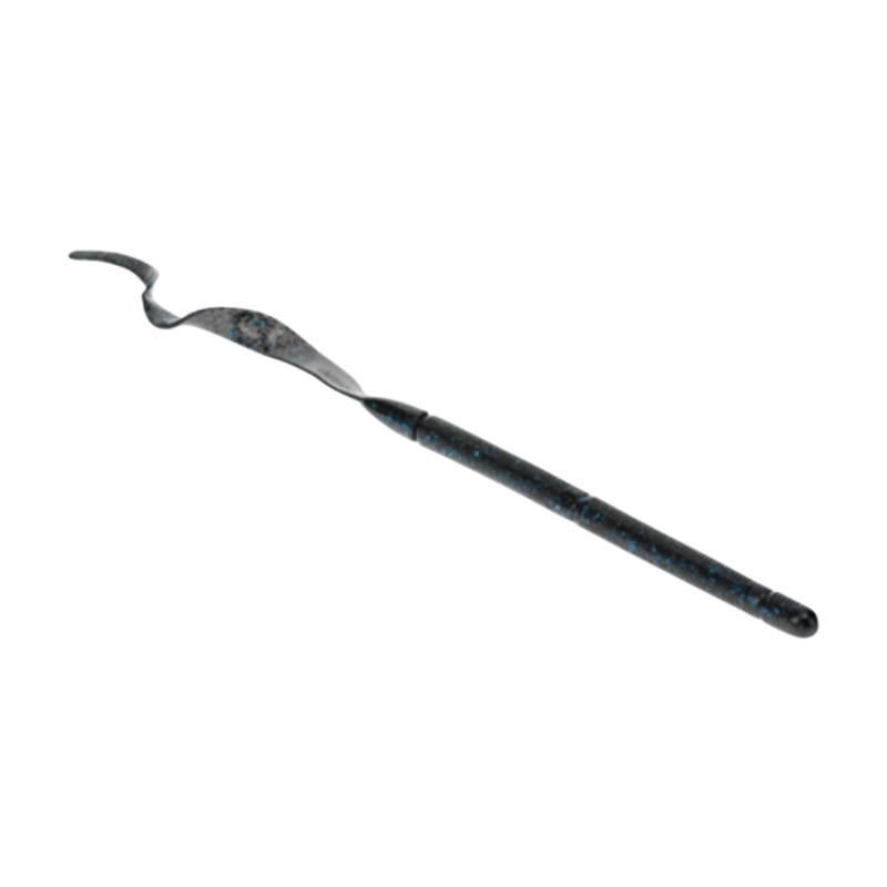 Strike King Zeus Ribbon Tail Worm – 7 Pack Black & Blue 7.5″