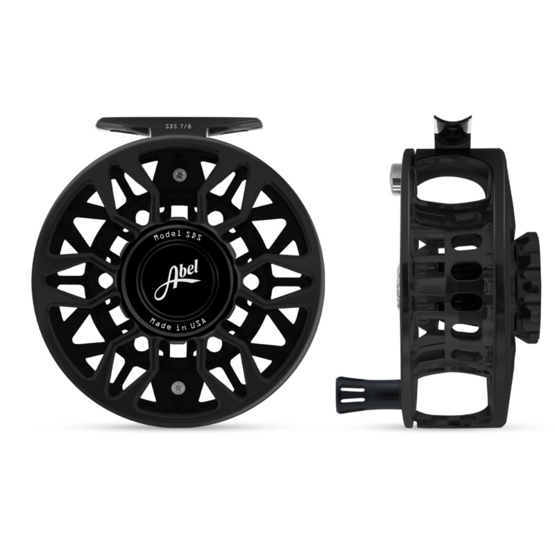 Abel SDS Ported Reel Gloss Black 7/8