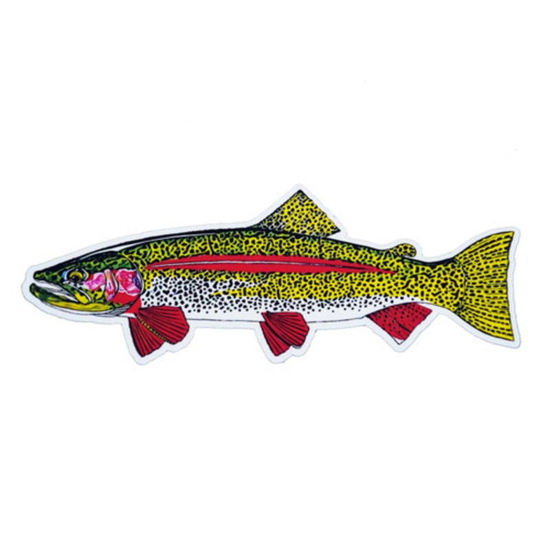 Avidmax Leopard Rainbow Trout 5″ Sticker – AvidMax