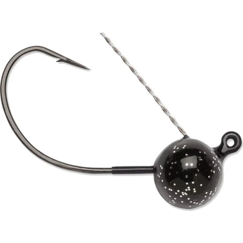 VMC Weedless Wacky Jig Black 1/16