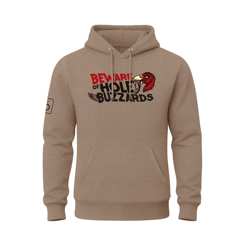Beware of Hole Buzzards Hoodie Safari SM