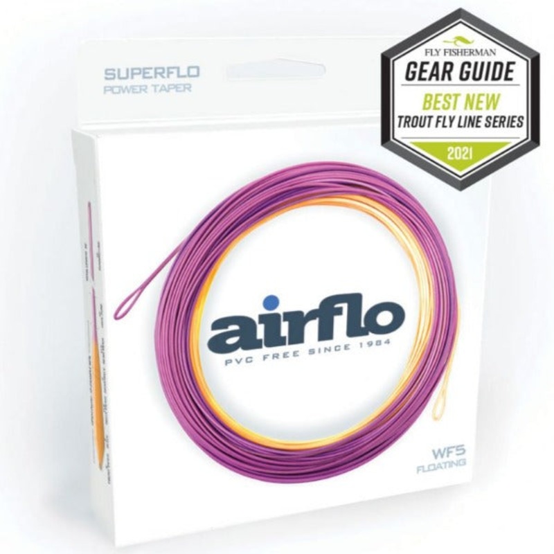 Airflo SuperFlo Power Taper Floating Freshwater Fly Line Sunburst/Purple WF5F