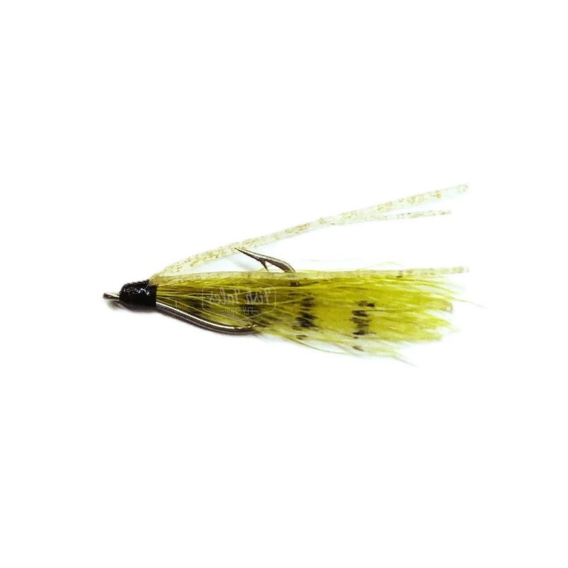 AC Flies The Creeper Unweighted Bonefish Fly Olive 6
