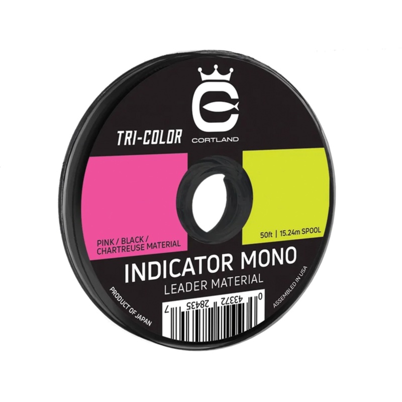 Cortland Tri-Color Indicator Mono 6.3# (.007in)