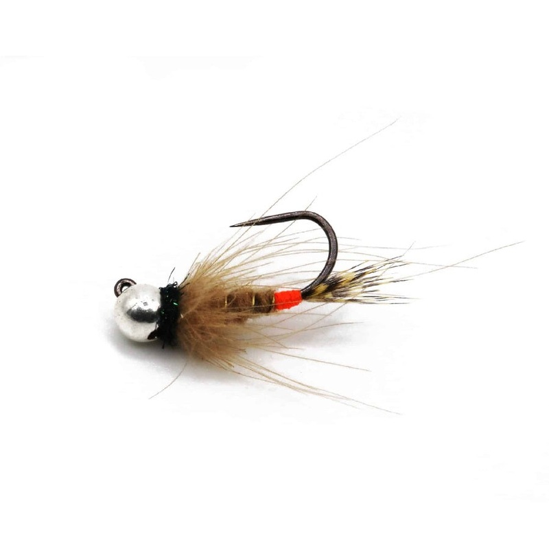 Catch Flies Nygren’s The Killer Barbless Jig Nymph Tan/Orange 16