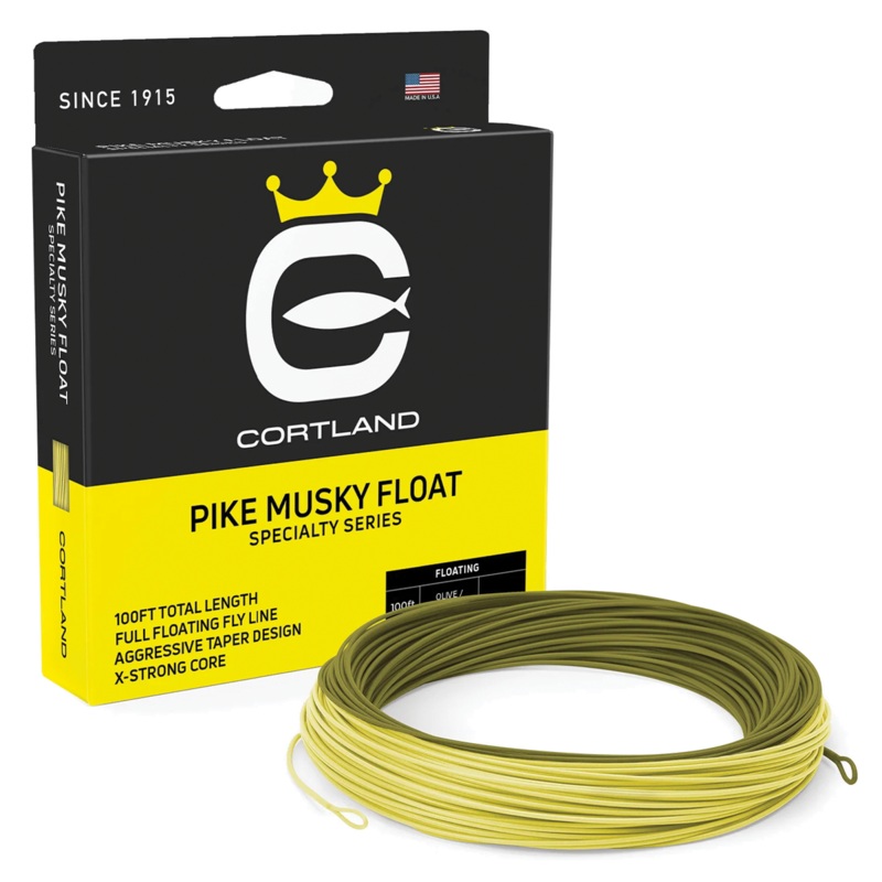 Cortland Pike/Musky Float Fly Line WF8F Float