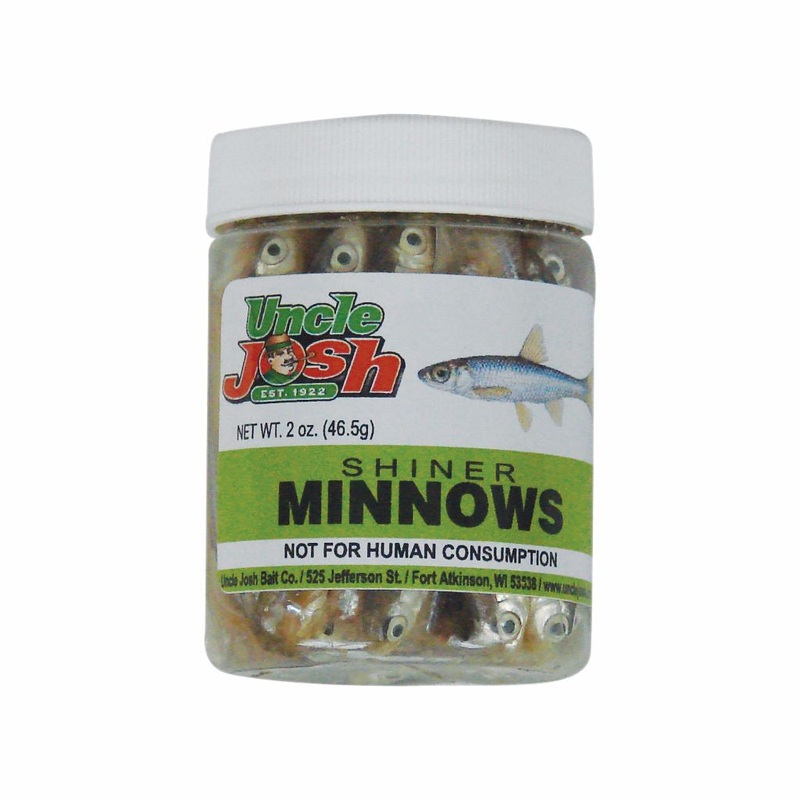 Uncle Josh Preserved Natural Shiner Minnows Small