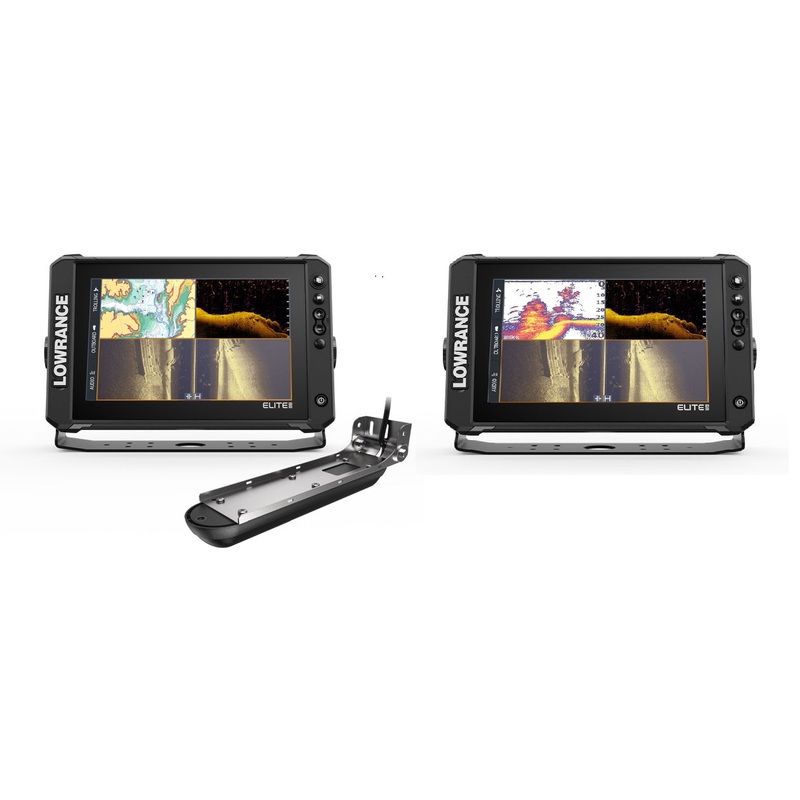 Lowrance Elite FS 10 BOAT in A BOX w/Active Imaging 3-in-1 – 2 Displays, TD, GPS Antenna, Starter Kit, 25′ Ethernet Cable
