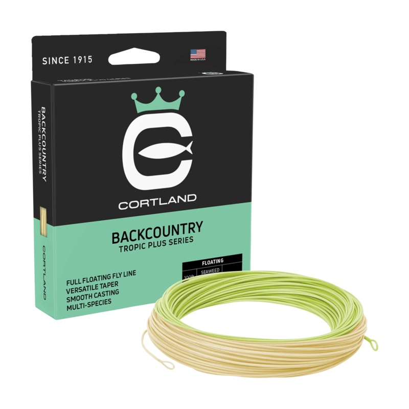 Cortland Backcountry – Tropic Plus Series Fly Line Aqua Green / Sand WF6F
