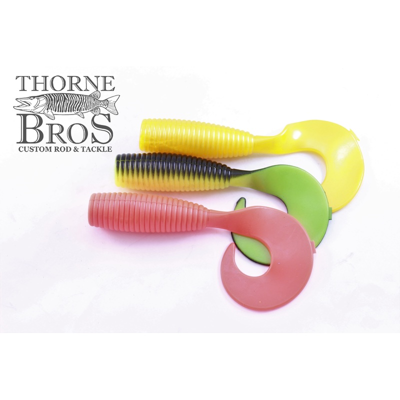 Action Plastics Big Game Grub (3 Pack) Black