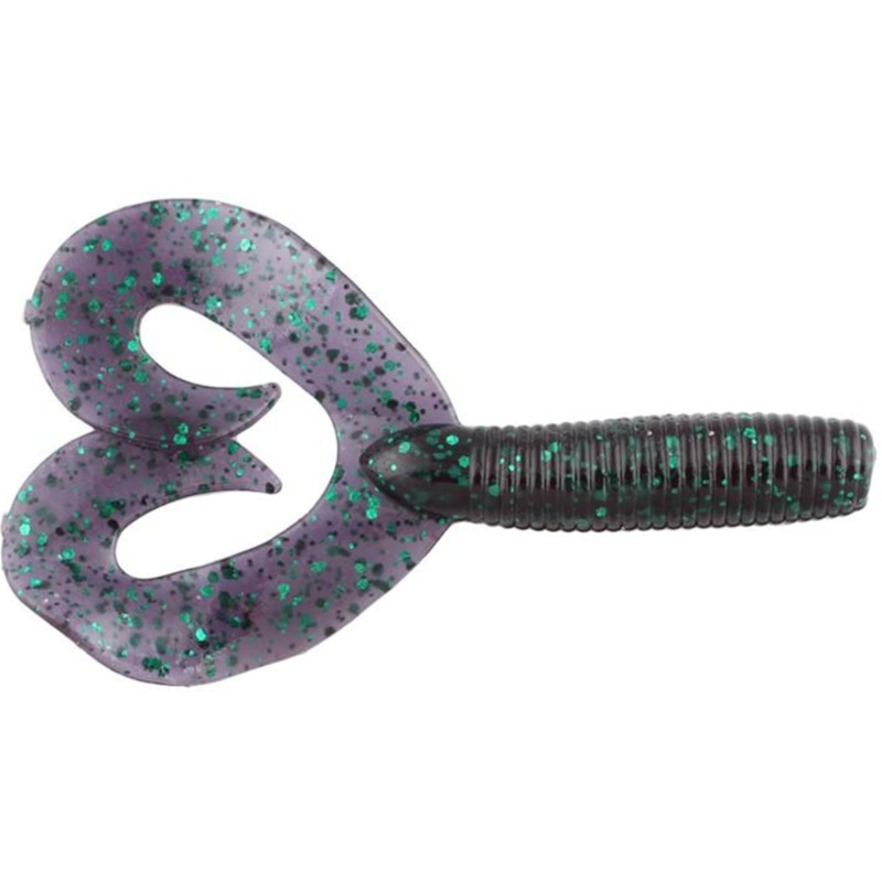 Big Bite 5″ Double Tail Grub (10 Pack) Junebug