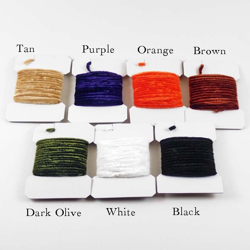 Wapsi Rayon Chenille Fine Black