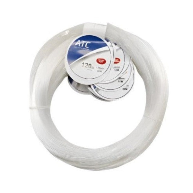 ATC Super Soft Monofilament Line | 20Mt / 25Yd | Clear | 1.10MM | 45.3Kg (100Lb)