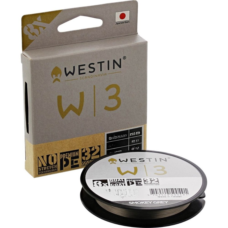 Westin | W3 Braid | 150m | Smokey Grey 3kg