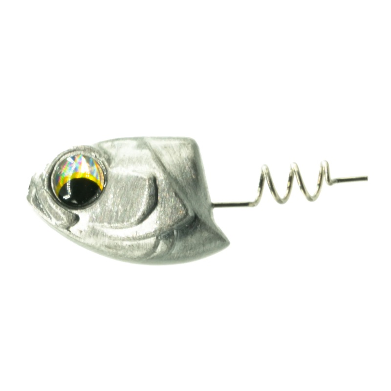 6th Sense Fishing Treble Head (3 Pack) 1/8oz. Raw