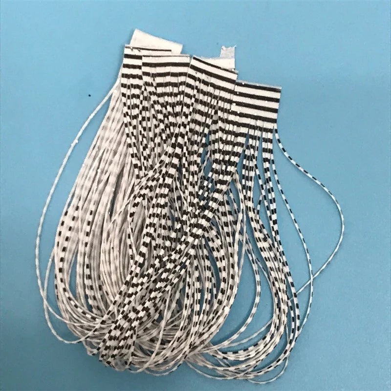 Wapsi Sili Legs – Nymph Barred – White