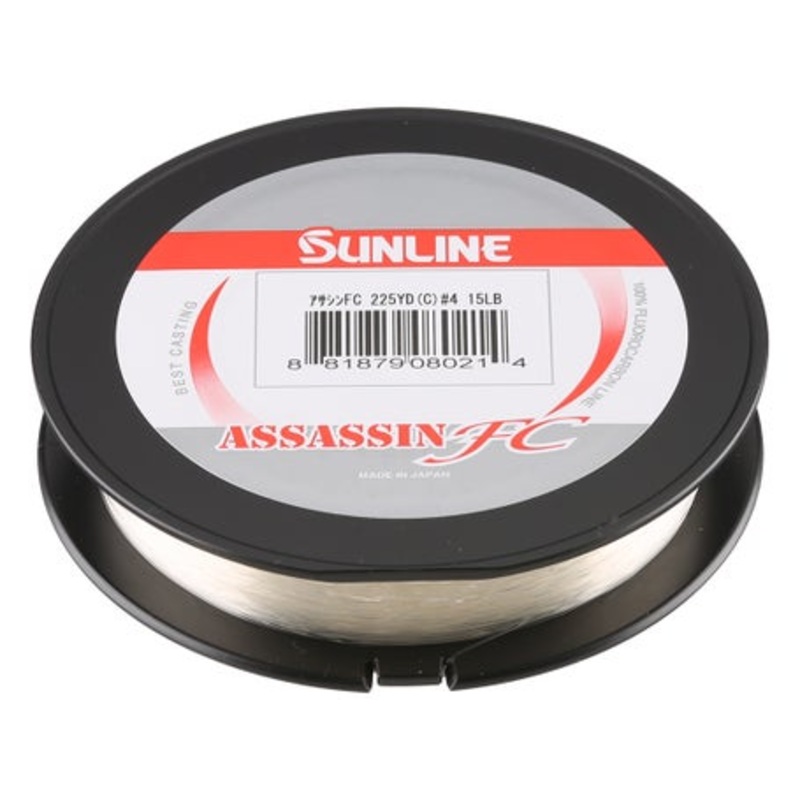 Sunline Assassin Fluorocarbon 10 lb – Clear – 225 yd