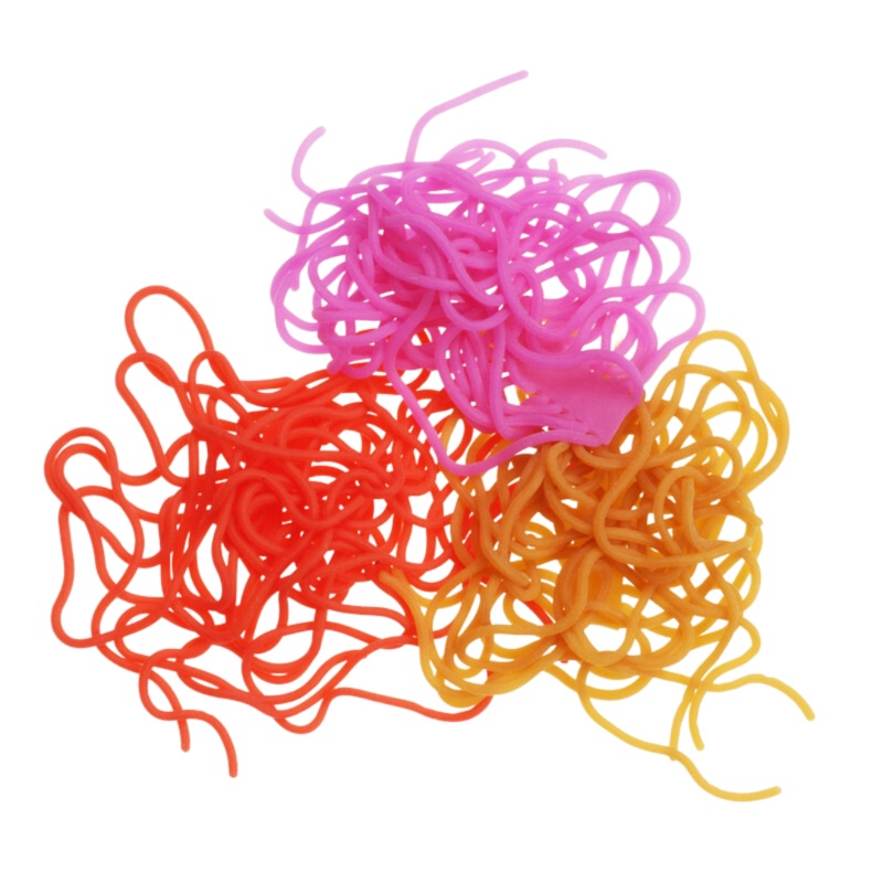 Wapsi Sili Worms Pink