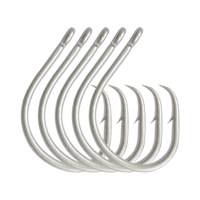 20PCS MASTERPRO Tuna Circle Hooks 14/0  Heavy Duty Perma Steel Saltwater Fishing Hooks for Big Game Fish (Model 39960D)