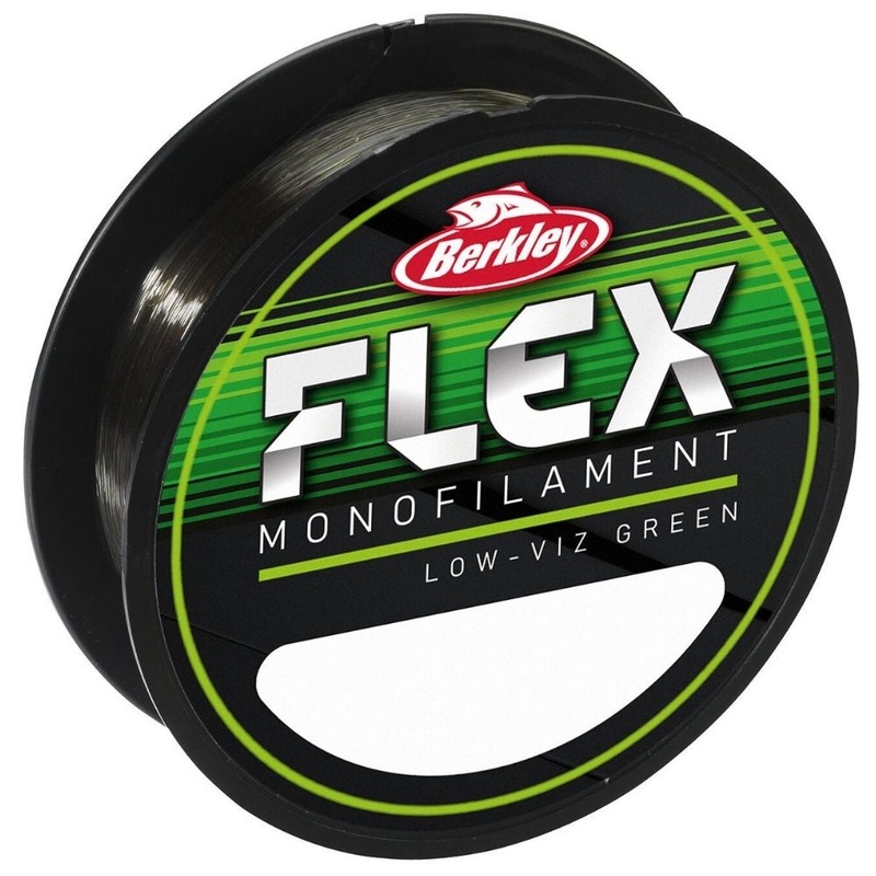 Berkley | Flex | Monofilament Fishing Line | Low-Viz Green | 300m 0.28MM | 13 LB | 5.95 KG