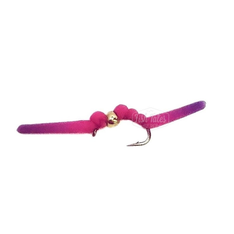 Solitude Flies Gummy Worm Fly Red 12